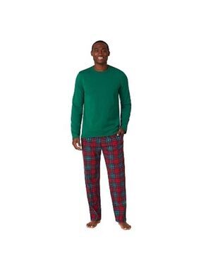 NWT men’s Cuddl Duds cozy pajamas sleepwear lodge sleep set size Large.